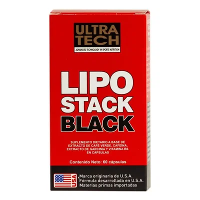 Lipo Stack Black x 60 caps Ultratech