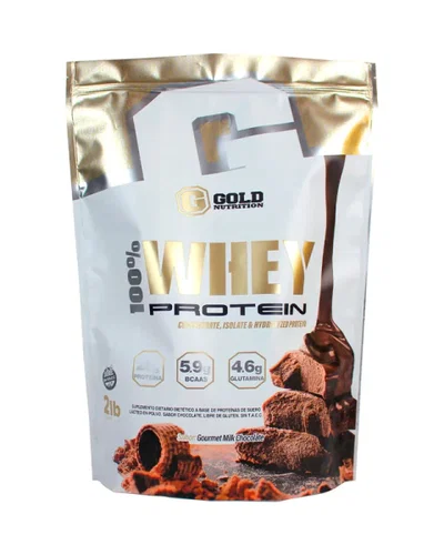 100% Whey Protein x 2 lbs Gold nutrition