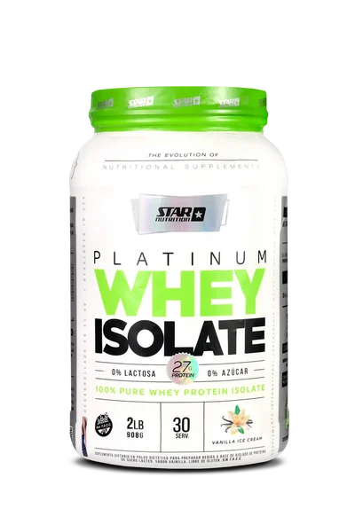 Platinum Whey 2 LBS versión ISOLATE de Star Nutrition
