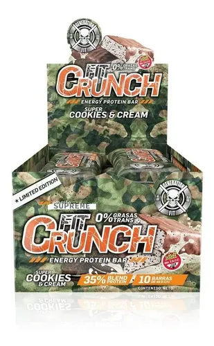 Fit Crunch Bar Whey de Generation Fit Barras de Proteínas x10