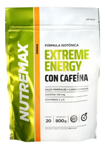 Extreme Energy con cafeina Doypack x 800gr Nutremax