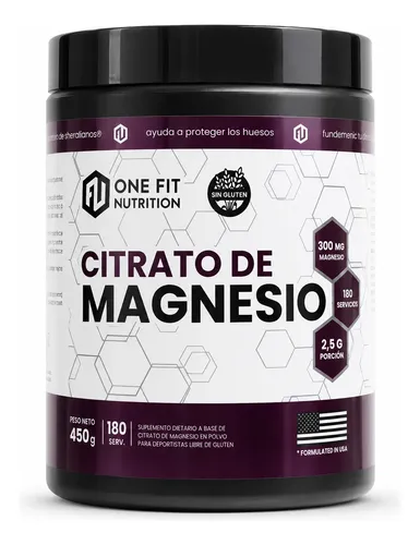 Citrato de Magnesio 450g One fit