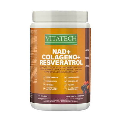 NAD+ Colageno + Resveratrol x 384 g Vitatech