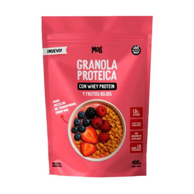 Granola Frutos Rojos Proteico (WHEY) - 400 G Mole