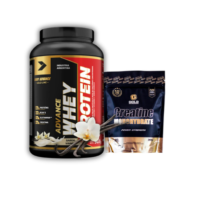 Proteina Body advanced + Creatina Gold nutrition 300grs