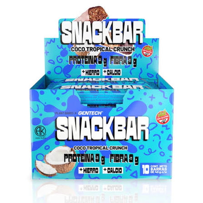 Snack Bar Plant Based Gentech (Caja x 10 Unidades)