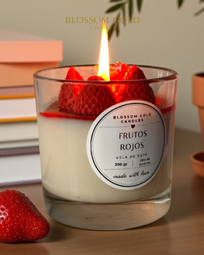 Vela de diseño - Strawberry Edition