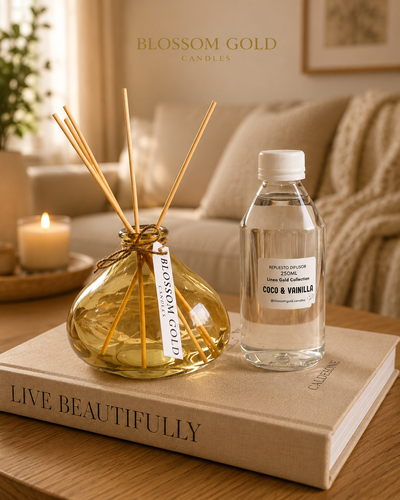 PROMO Envase Amelia + Difusor 250ml + Varillas