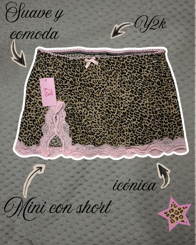 Mini con short y2k ★ Preventa