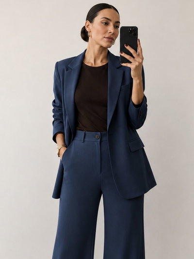 BLAZER SET AZUL