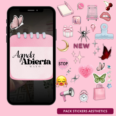 Pack Stickers Aesthetic🦋✨