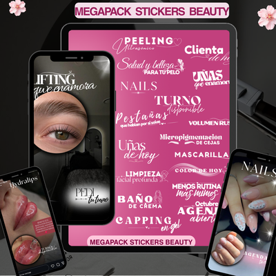 MegaPack Stickers Beauty
