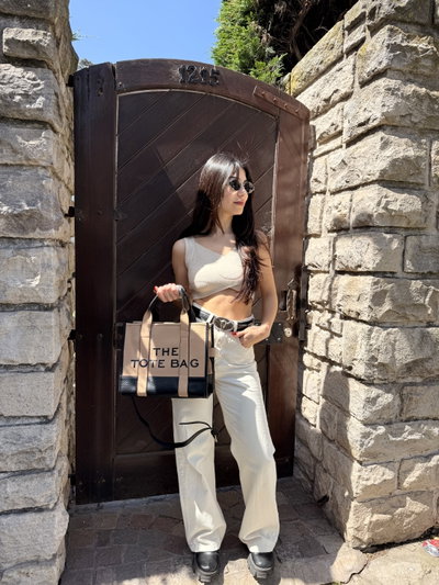 Tote bag — cuero mix