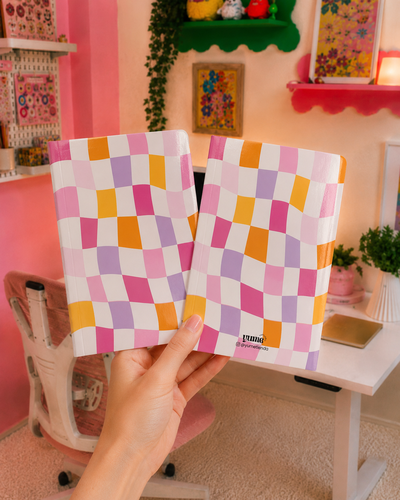 Libreta A6 - Cuadrille colores