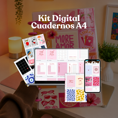 Kit Digital Cuadernos A4 (portadas e interior)