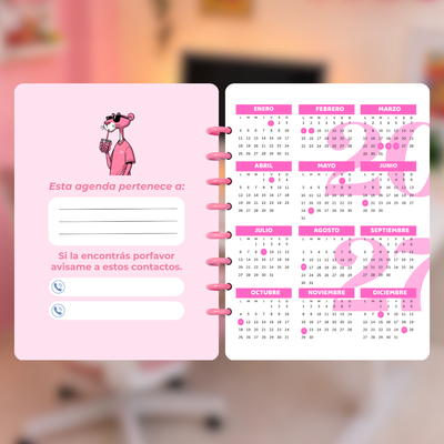 Agenda A5 - Panter