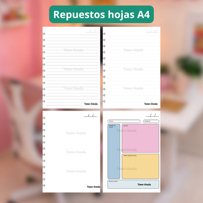 Repuestos Hojas Inteligente A4