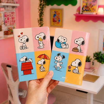 Libretas A5 Snoopy 4 colores
