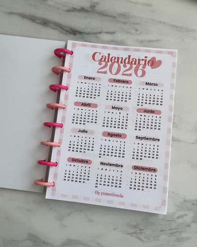 Cuaderno A5 - More Amore pink 💖