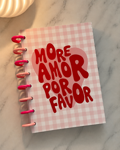 Cuaderno A5 - More Amore pink 💖