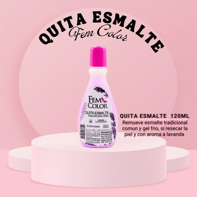 QUITA ESMALTE TRADICIONAL LAVANDA SIN ACETONA - 120 ML