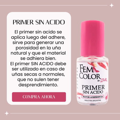 PRIMER SIN ACIDO LFME ANMAT