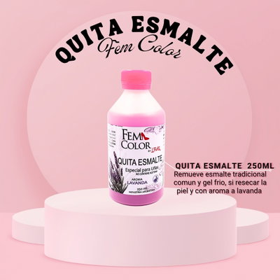 QUITA ESMALTE TRADICIONAL LAVANDA SIN ACETONA - 250 ML