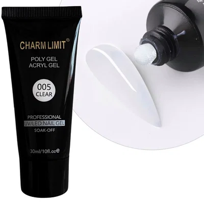 POLYGEL ACRIGEL CHARM LIMIT - CLEAR - 30ML