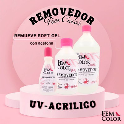 REMOVEDOR UV-GEL-POLYGEL-ANMAT-250 CC