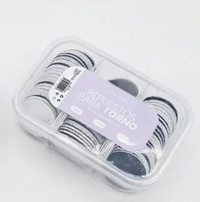 FRESA PODOLOGIA CITY GIRL 25MM + 60 DISCOS ADHESIVOS CITY GIRL