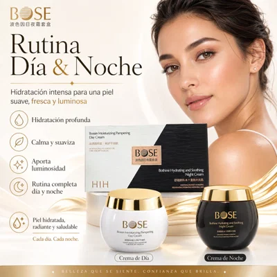 Set Cremas Faciales HIH Bossin Día y Noche 2x130g