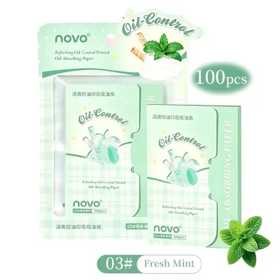 PAPEL ABSORBENTE SKINCARE CONTROL GRASITUD Y BRILLO NOVO X 100