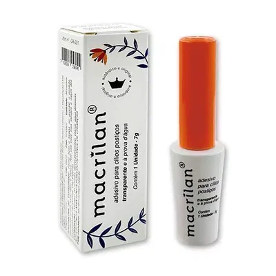 PEGAMENTO  PESTAÑAS MACRILAN BRAZIL ORIGINAL CLEAR 7GRS