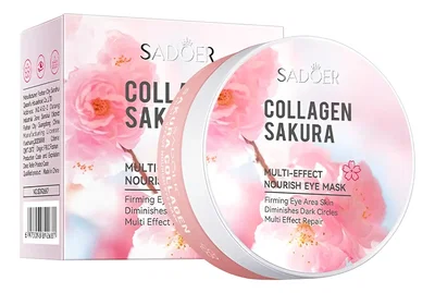 SADOER SAKURA COLAGEN PARCHES OJOS X 60U HYDROGEL MENSUAL