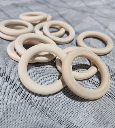 Argollas de madera 5 cm