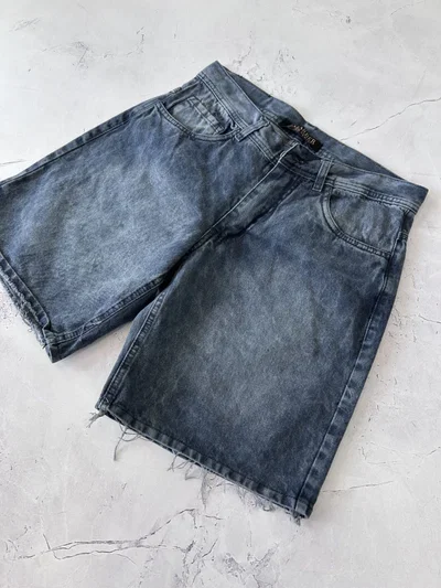 BERMUDA MOM CLASICA Azul