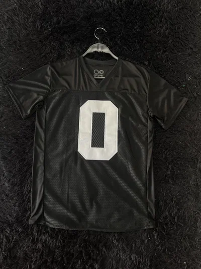 CAMISETA NFL 0 Negra con blanco