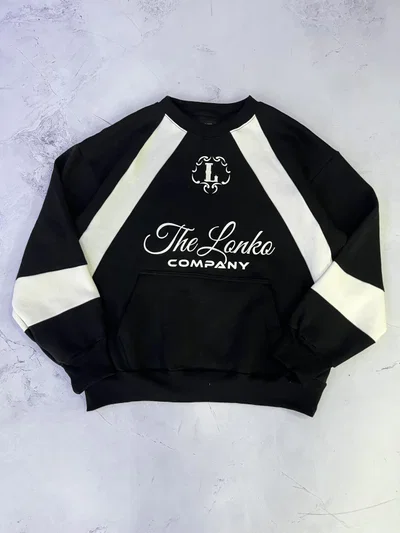 BUZO LONKO COMBINADO Negro c Blanco
