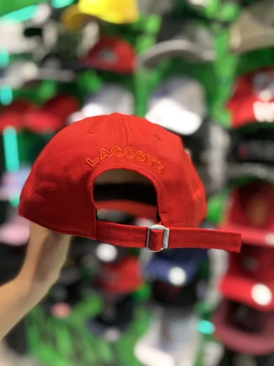 GORRA LACOSTE LOGO Roja