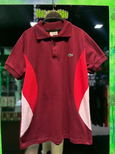 CHOMBA LACOSTE COMBINADA BORDO
