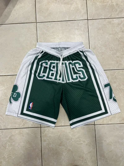 SHORT CELTICS SUBLIMADO Verde con blanco