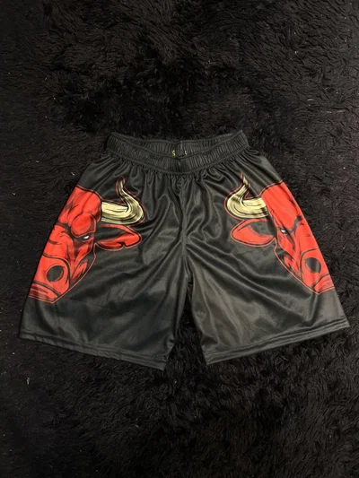 SHORT SUBLIMADO BULLS TORO Negro