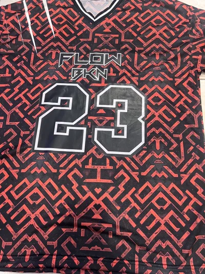 CAMISETA FLOW BKN 23 ESTAMPADA Roja
