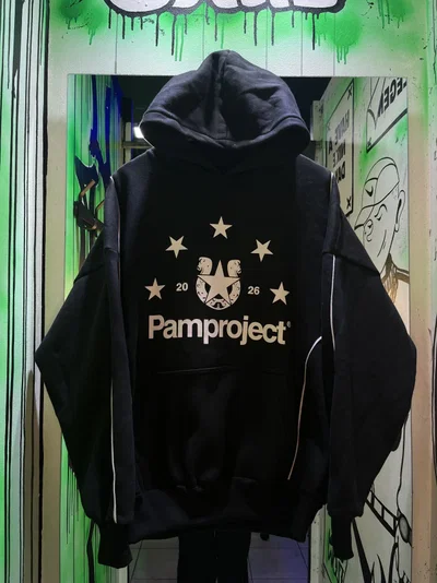 BUZO PAM PROJECT CAPUCHA Negro