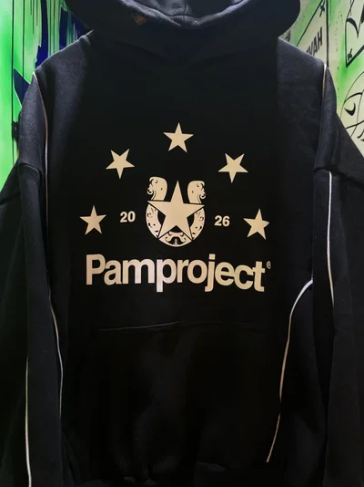 BUZO PAM PROJECT CAPUCHA Negro