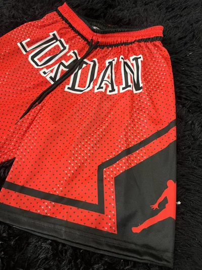 SHORT SUBLIMADO JORDAN PUNTOS Rojo