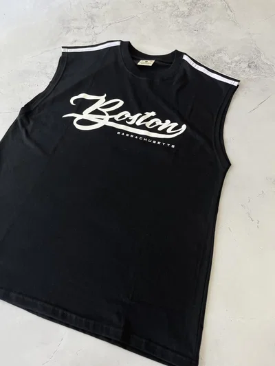 MUSCULOSA BOSTON Negro