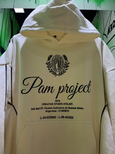 BUZO PAM PROJECT CAPUCHA Blanco
