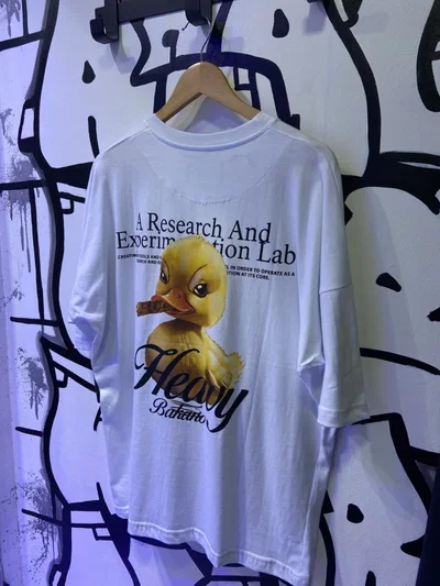 REMERA HEAVY Blanca