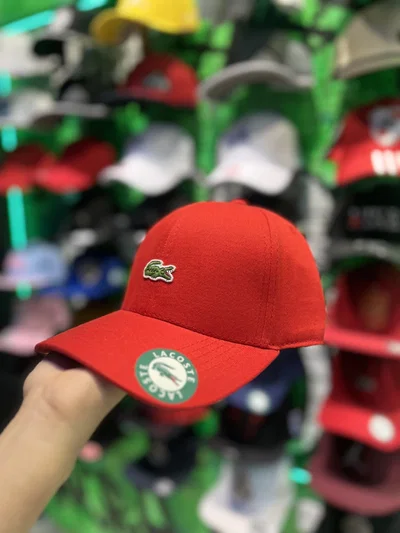 GORRA LACOSTE LOGO Roja